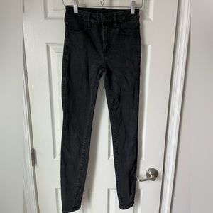 American Eagle black skinny jeans size 2 Long